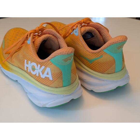 Hoka Clifton 9 Running Shoes - Men's Size 10.5D (Solar Flare/Sherbet) - Picture 5 of 9